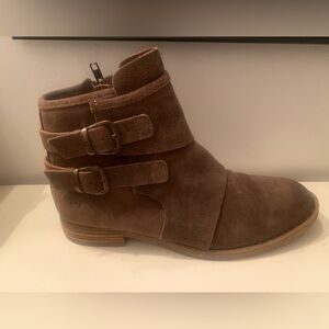Born Moraga Brown Leather Ankle Boots Women's Size 9 40.5